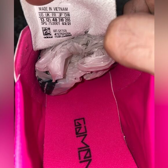 Adidas GAMEMODE Men's Soccer FIRM GROUND Cleats GY7535 Silver Metallic New Sz 13 - Picture 10 of 12